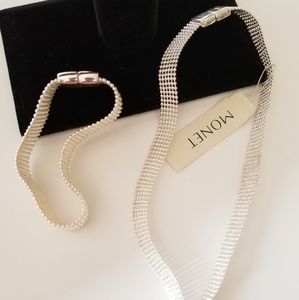 Monet Necklace with Matching Bracelet